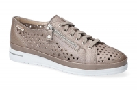 chaussure mephisto lacets june perf taupe
